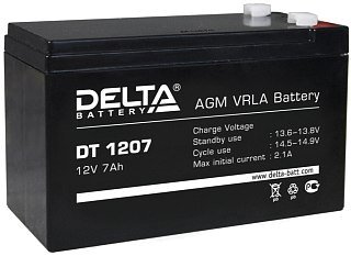 Аккумулятор Delta DT 1207 12v 7Ач
