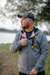 Толстовка Savage Gear Classic Zip Grey Melange  - фото 2