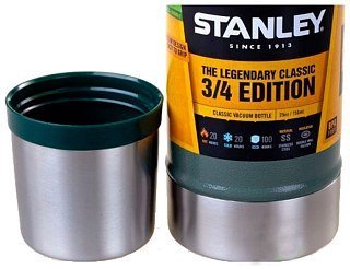 Термос Stanley Classic vacuum bottle 0,75л зеленый - фото 4