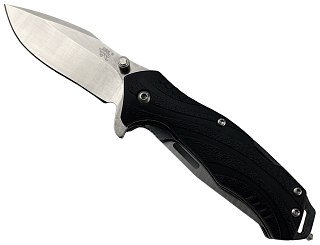 Нож Sanrenmu 7098LUE-PH-T5 складной сталь 12C27 Mirror black PA66 GF - фото 6