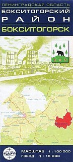 Карта Бокситогорский район