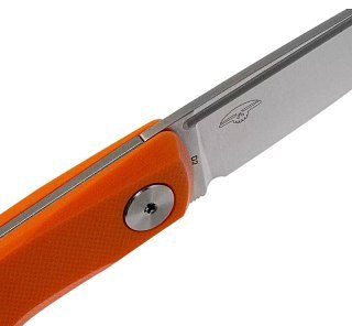 Нож складной Real Steel Luna Lite Orange G10 клинок D2 7см - фото 6