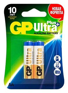 Батарейка GP AA Ultra+ Alkaline15AUPA21-2CRSB2