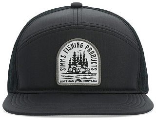 Кепка Simms 7-Panel Tech Trucker Black - фото 1