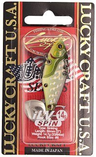 Блесна Lucky Craft iLV spin цикада 50мм 14г 881 Ghost Northern Pike