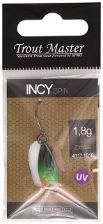 Блесна SPRO TM Incy spin spoon zimba 1,8гр