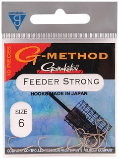 Крючок Gamakatsu G-Method feeder strong bronze №6