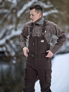 Комбинезон Drake Brake нагрудник и лямки коричневый - фото 6