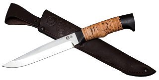 Нож ИП Семин Анчар кованная сталь Х12 МФ береста  - фото 1