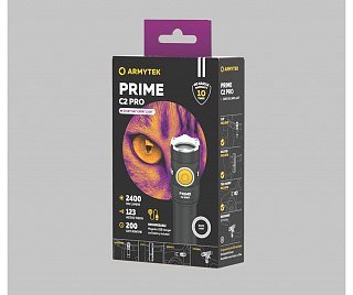 Фонарь Armytek Prime C2 Pro Magnet USB белый Com - фото 4