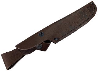 Нож Ладья Осетр НТ-18 Р 65х13 рисунок венге - фото 2