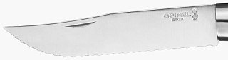 Нож Opinel №12 нерж ст рукоять из бука серрейторная заточка 002441 - фото 2