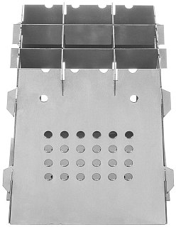 Печь-щепочница Helios складная ПМ-02 216х217х221мм сталь  - фото 4