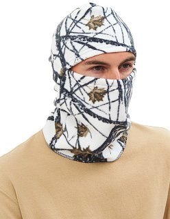 Балаклава Huntsman флис белый лес  - фото 9