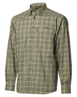 Рубашка Harkila Milford check black olive 