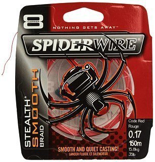 Шнур Spiderwire stealth smooth 8 red 150м 0,17мм - фото 1