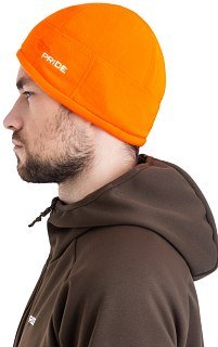 Шапка Pride сигнальная флис оранжевый - фото 3