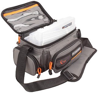 Сумка Savage Gear system box bag S 3 boxes&PP bags 15x36x23см - фото 1