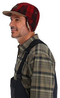 Кепка Simms Coldweather Red Buffalo Plaid  - фото 4