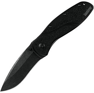 Нож Kershaw 14C28N Blur складной сталь черная рукоять - фото 1
