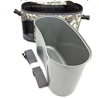 Термокан Higashi Live bait box 7,5L silver - фото 3