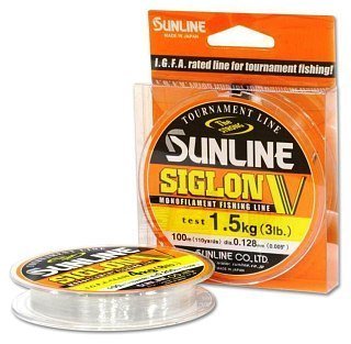 Леска Sunline Siglon V clear 100м 0,128мм