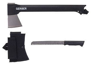 Топор Gerber Hunting axe-gator combo II пила  - фото 2