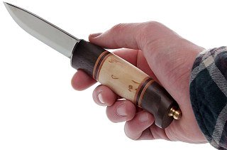 Нож Helle 99 Harding фикс. клинок 11 см рукоять береза - фото 4