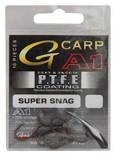 Крючок Gamakatsu G-Carp super snag PTFE №6 - фото 2