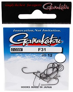 Крючок Gamakatsu NL F-31 black №16