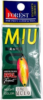 Блесна колеблющаяся FOREST MIU 2.8g #MC10 - фото 4