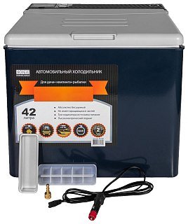 Холодильник Camping World deluxe 42л gray - фото 8