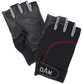 Перчатки DAM Neo Tec Half Finger Black