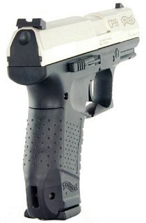 Пистолет Umarex Walther Compact CP 99 никель пластик - фото 4