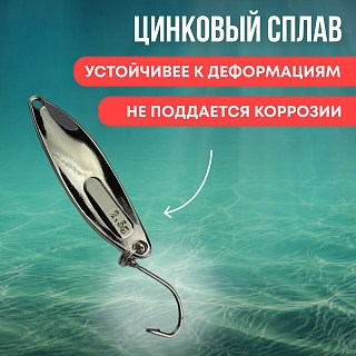 Блесна Riverzone Tadpole 2,5гр 32мм silver - фото 2