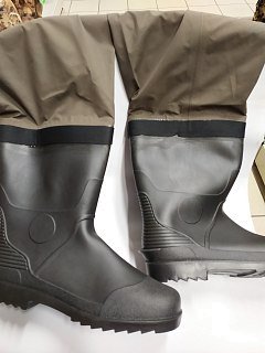 Вейдерсы Scierra Kenai 15000 waist bootfoot cleated р.XL 44-45 коричневые - фото 10