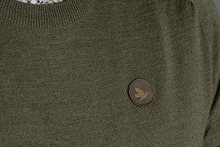 Пуловер Seeland Woodcock mit Rundhals Classic Green - фото 4