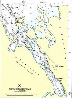 Карта Ладожского озера Юг лист 7, 8 - фото 1