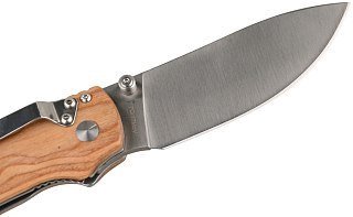 Нож Boker Magnum Pakka Hunter складной сталь  7CR17MOV рукоять дерево - фото 4