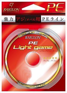 Шнур Raiglon PE light game 3 braid 150м PE 0,4/0,104мм - фото 1