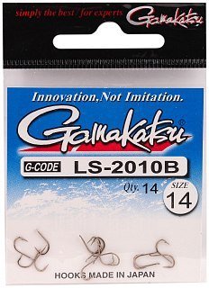 Крючок Gamakatsu NL LS-2010B bronze №14 - фото 1
