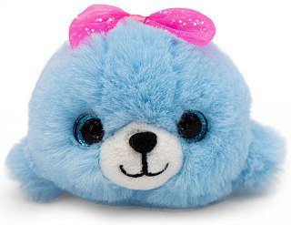 Игрушка Mimis Нерпа Пушистик мини голубой 13см - фото 2
