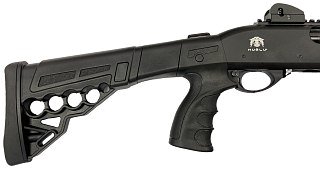 Ружье Huglu Atrox Tactic  Pump Action Shotgun 12x76 7+1 Weaver 510ммTelescopic - фото 2