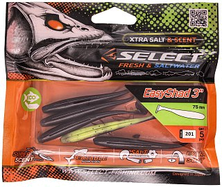 Приманка Select Easy Shad 3" цв. 201 уп 5шт