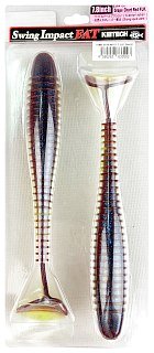 Приманка Keitech виброхвост Swing impact fat 7,8" EA15 Grape Chart Red FLK - фото 3