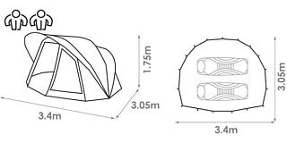 Chub cyfish dome 2 man clearance