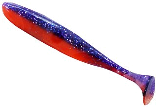 Приманка Keitech виброхвост Easy shiner 4" Pal 09 Violet fire - фото 1