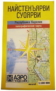 Карта Карелия Суоярви