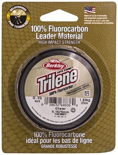 Леска Berkley Trilene Fluorocarbon clear 25m 0.15