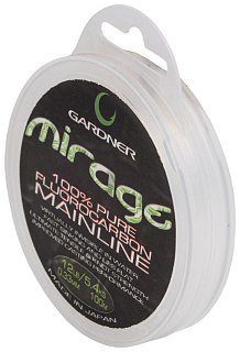 Леска Gardner Mirage fluorocarbon mainline 100м 12lb 0,33мм